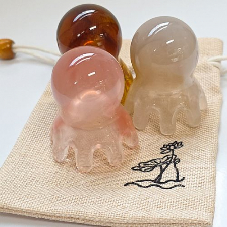 괄사 문어괄사 괄사마사지 미니괄사 파우치세트 #2