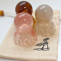 괄사 문어괄사 괄사마사지 미니괄사 파우치세트