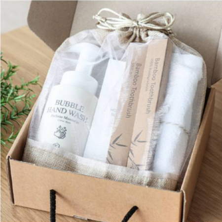 또바기 핸드워시 핸드타올 핸드크림 대나무칫솔 더스트백 6종 세트 #3