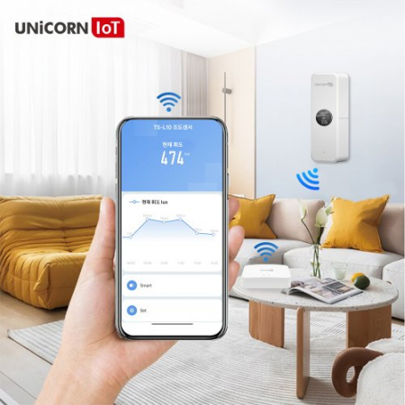 [유니콘IOT] 스마트 zigbee 방식 조도감지센서 밝기감지기 전용APP지원 TS-L10 #3