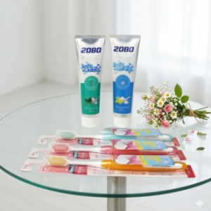 치매예방 2080 치약 시스테마 칫솔 5종세트 B-8호 케이스 변경 가능