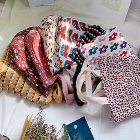 플리츠가방 손가방 미니가방 시장가방 데일리백 #2