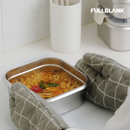 풀블랭크 멀티 킵 스텐밀폐용기 1800ml + 2300ml 2종 #5