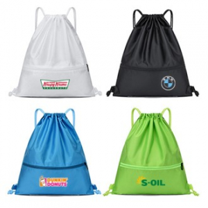 스트링 백팩 컬러 스포츠 짐색 H198