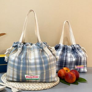 피크닉 런치백 체크무늬 도시락가방 H197