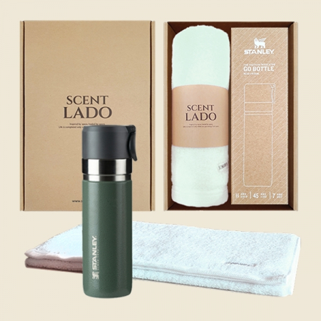 센트라도 송월 포인트타올(수건)200g+스탠리 고진공 슬림보틀 텀블러 세트 #5