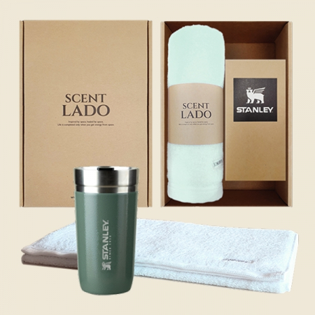 센트라도 송월 포인트타올(수건)200g+스탠리 고진공 텀블러 세트 #5
