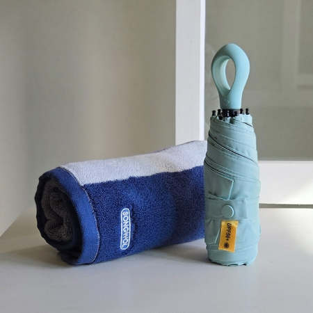 센트라도 송월 컬러타올(수건)180g+멀티고리 5단 양우산 세트 #5