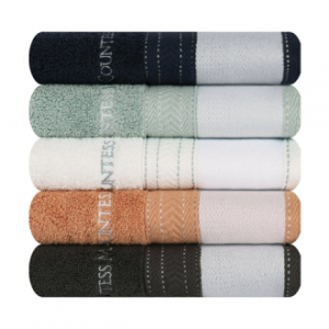 송월 카운테스마라 스티치 헤링본 전사 타올