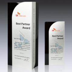 크리스탈메탈상패 SD14)7-3