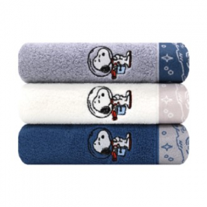 송월 스누피 스페이스 타올