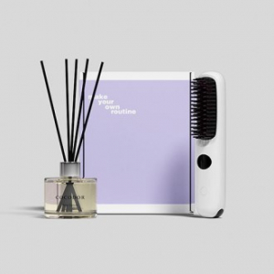 루티네 선물세트 코코도르 디퓨저120ml+무선빗고데기