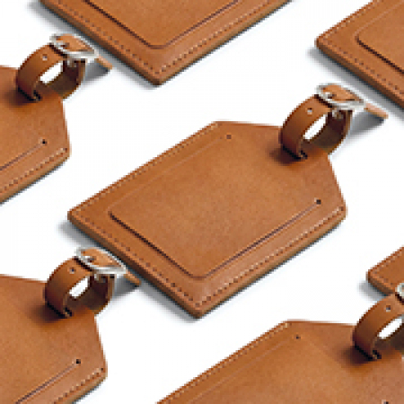 천연 소가죽 캐리어 네임택 #3