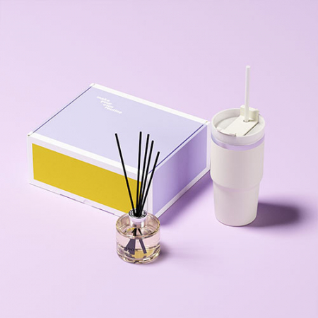 루티네 선물세트 코코도르 디퓨저120ml+밀크티 텀블러 #4