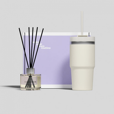 루티네 선물세트 코코도르 디퓨저120ml+밀크티 텀블러 #2