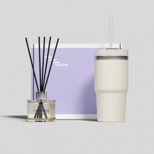 루티네 선물세트 코코도르 디퓨저120ml+밀크티 텀블러