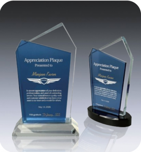 크리스탈 감사패. 공로패 / SD14) 11-2 #2