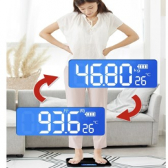 프리미엄 온도표시 야광 체중계