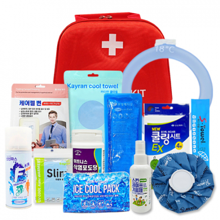 폭염키트 10종+구급가방 대형 응급 구급함 구급키트 #2