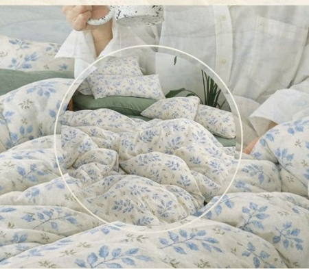 바닐라 이불  Q 180 * 210cm 봄 초여름  가을 초 겨울  (손잡이 가방포함) #2