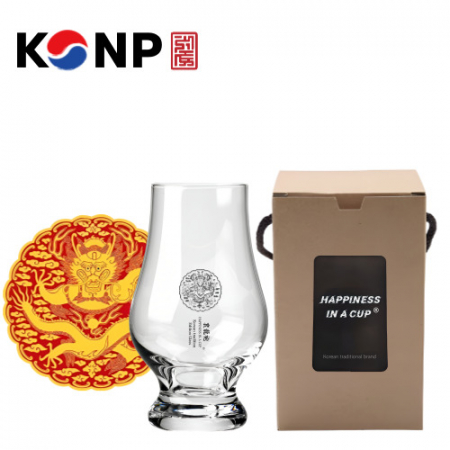 한국전통 위스키잔 곤룡포 노징글라스 니트잔 170ml #2