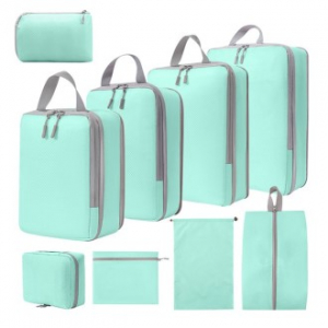뉴에이커 대용량 여행용 압축 수납 정리 파우치 9종 세트