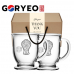 작은이미지: 한국전통 고려청자 글라스 머그컵 440ml 2P 선물세트 #3