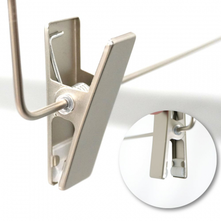 올지 헤리티지 원목 집게 바지걸이 10P 논슬립 회전고리 정장 청바지 #7