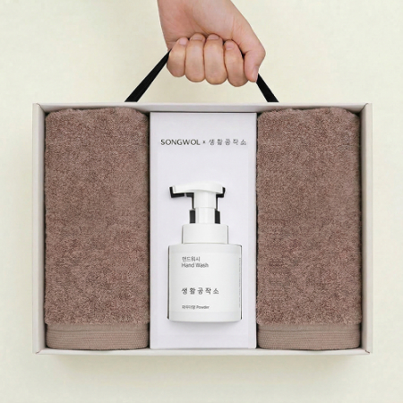 송월타올 핸드워시 3P선물세트(40수200g 2P+핸드워시250ml 1P) #2