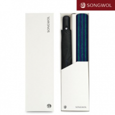 [송월타올] 송월 듀얼 스트라이프40 (180g) + CM 2단 빗살보더 우산 2P 콤보세트