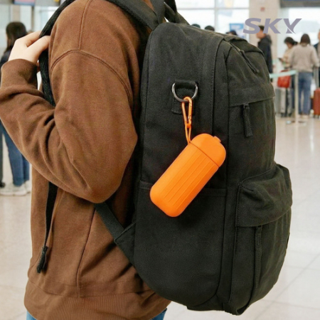 스카이 고 에어펌프 여행용 휴대용 목베개 (휴대용케이스 포함) #5