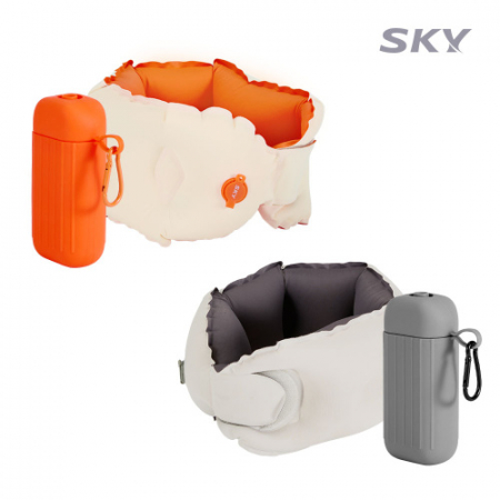 스카이 고 에어펌프 여행용 휴대용 목베개 (휴대용케이스 포함) #3