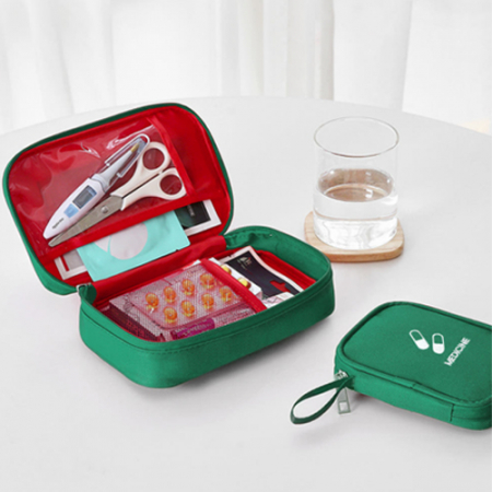 에이지 휴대용 여행용 구급약 파우치 2종세트 #2