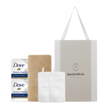 150g 타올+도브비누2개+핸드타올2개 5p 세트 #2