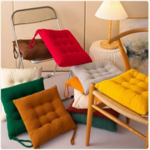 푹신 방석 코듀로이 사무실의자 쿠션 솜방석 40*40