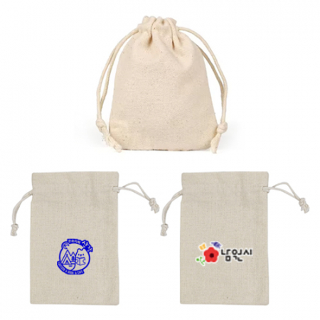 에코 광목 복주머니형 파우치 시리즈 3번10x15cm #2