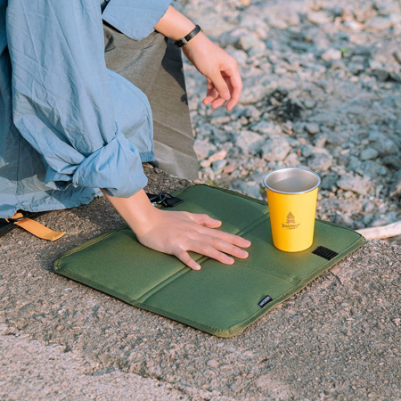 휴대용 두꺼운 접이식 방석 고리달린 캠핑 매트 #2