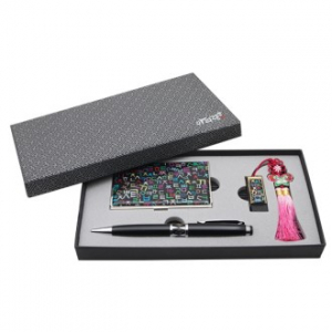 아리랑 로트 자개 USB메모리+자개 명함케이스+자개볼펜 3종세트 32GB