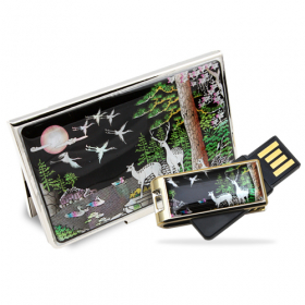 아리랑 로트자개 USB메모리+자개 명함케이스 2종세트 64GB #3