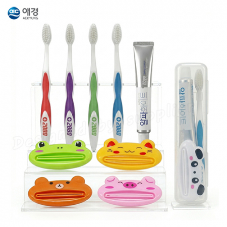 애경2080미세모 뉴2080화이트치약 치약짜개 칫솔치약세트 #4