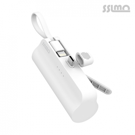 쓸모 SSM-MB50 5000mAh 초미니 원통형 2way 보조배터리 #2