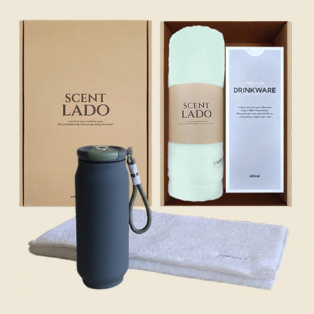 센트라도 송월 포인트타올(수건)200g+캔틴 텀블러 세트 #6