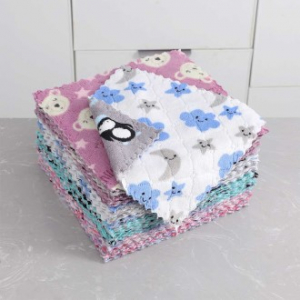 그리드 주방 행주 극세사 캐릭터 3p세트