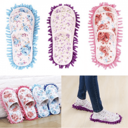 청소슬리퍼 걸래실내화 탈부착걸래슬리퍼 집안청소신발 #2