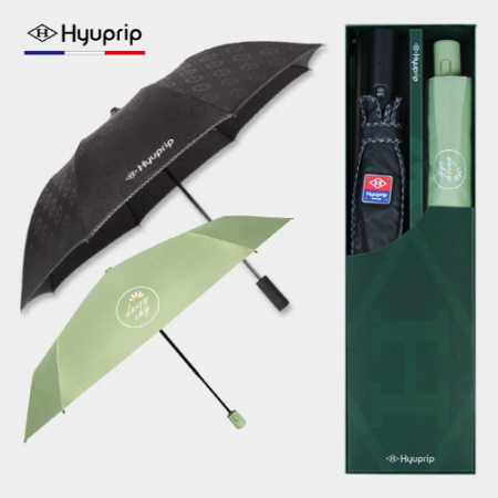 협립 2단 엠보 바이어스 자동우산 +협립3단50암막데이지완전자동우양산-세트 #2