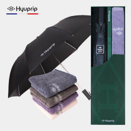 협립 2단 암막 고밀도 VIP 우산/양산 +협립호텔코마170타월-세트 #2