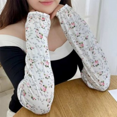 여성 플러워 팔토시