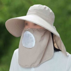 쿨링 올커버 자외선 차단모자