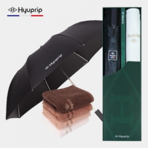 협립 2단 암막 고밀도 VIP 우산/양산 +협립40수호텔코마180타월-세트