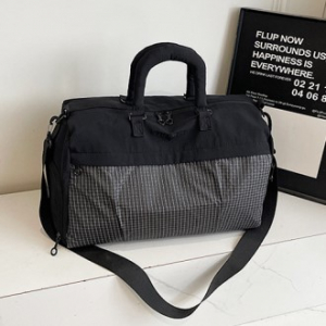 모눈패턴 크로스백 여행가방 보스턴백 H455